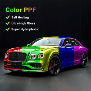 كاكس تبو أحمر الشفاء الذاتي حار بيع مسعور مضاد للخدش 7.5mil عالية الجودة لون بف حماية الطلاء فيلم التفاف السيارة - Product Image 5