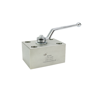 Válvula de Bola de Alta Presión Tipo Placa de Acero al Carbono YJZQ-J25B DN25 PN315, Válvula de Cierre para Sistema Hidráulico - Product Image 1