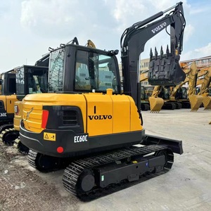 รถขุดตีนตะขาบ Volvo EC60D 6 ตัน มือสอง ใช้งานน้อย เครื่องจักรก่อสร้างเทศบาล พร้อมส่ง - Product Image 1