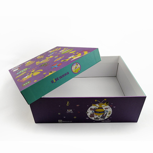 Custom Colorful Cute Printing Cardboard Paper Gift Lid and Base Boxes - Product Image 5