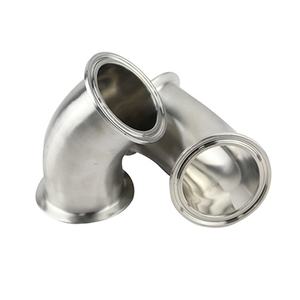 Abrazadera de trébol de acero inoxidable, accesorio de tubería de grado alimenticio e higiénico - Product Image 4