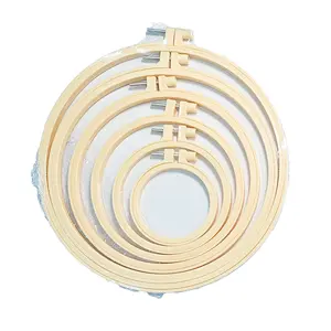 Atacado Eco friendly Mão Ponto Cruz De Bambu Bordado Hoops woden aros quadros aros artesanais