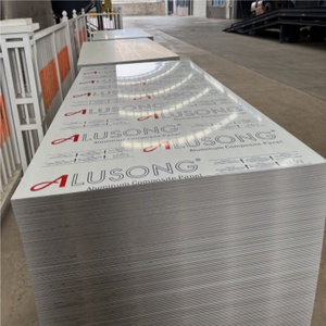 Pannelli compositi in alluminio bianco lucido doppio lato Alucobond tavole da costruzione in lamiera - Product Image 2