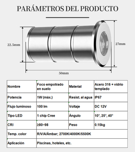Wholesale Factory Price INGROUND-25 Outdoor <b>Led</b> Buried <b>Light</b> Power 1W High Performance <b>LED</b> Chip Hotels Bespoke Lighting - Product Image 2