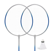 Raquette de badminton légère pour l'entraînement des enfants, les jeux amusants et les loisirs, avec un manche en fer et une dureté modérée