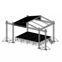 TUV Venta caliente aluminio Spigot cuadrado Truss 290mm para desfile de moda