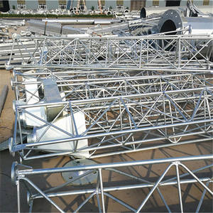 Gegalvaniseerde Stalen 3-poot Roosterbuis 4G Draadloze Gsm Tv-Signaaltelecommunicatie 30M-120M Guyed Toren Iso/Ce-Certificering 30 + - Product Image 6