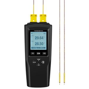 YET-620L цифровой ЖК-термометр с датчиком K-типа, высокоточные Двойные каналы измерения температуры, OEM & ODM поддерживается - Product Image 2
