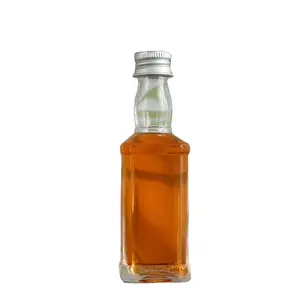 100 ml Mini Small Bowling Rum Schnaps Wodka Wine Spirits Glasflasche zum Trinken mit Screw Cork Stopper