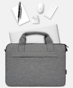 Túi xách laptop nhẹ, mỏng, chống nước, có tay cầm kéo, dành cho nam và nữ, kích thước 13.3, 14, 15.6 inch - Product Image 3