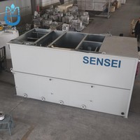 Station d'épuration intégrée conteneurisée écologique pour eaux usées, système d'eau grise, équipement de traitement des eaux paysagères