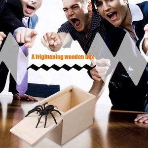 Caja de Miedo de Madera con Araña de Juguete, Divertida y Creativa, de Alta Calidad, para Bromas, Juego de Broma, Regalo de Halloween, Marca JY, Hecho en EE. UU. - Product Image 4