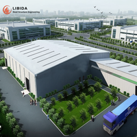 Fábrica de Edificios Prefabricados, Edificio Moderno Fabricado en Fábrica, Taller Prefabricado Metálico, Galpón Prefabricado Industrial, Estructura de Acero