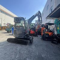 Mini-excavatrice sur chenilles Rongyixin HT10 pour moteur 1,2 tonne, composants hydrauliques Eaton, capacité de godet 0,025 m³, garantie 1 an