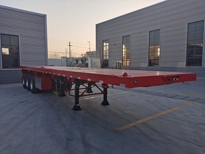 Trung Quốc Nhà Sản Xuất 20FT 40FT 12 Lốp Xe Phẳng Trailer 3 Trục Container Trailer Với Twist Khóa - Product Image 4