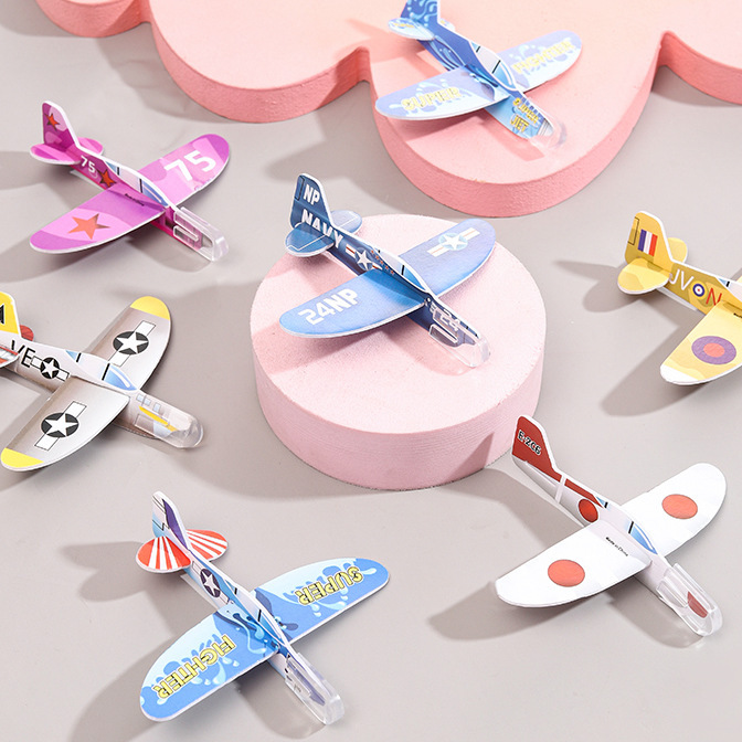 Mini Foam Small Aircraft DIY Children's Toys Aviation Models Outdoor Activities Plane Toys