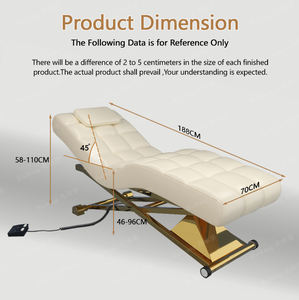 Luxuriöse Moderne Kosmetikliege für Medizinische Behandlungen, Ästhetik-Salon, Spa, Gesichtsbehandlungen, Elektrische Massageliege, Wimpernbett - Product Image 3