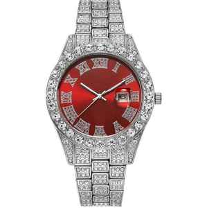 Montre à quartz pour homme multi-spécifications, design incrusté de diamants, style hip-hop, prix bas, vente en gros, pour le sport - Product Image 6