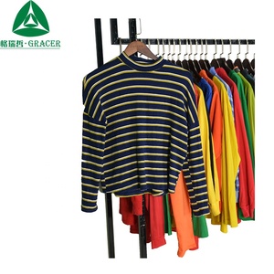 Camiseta <span class=keywords><strong>de</strong></span> Manga Larga <span class=keywords><strong>de</strong></span> Verano para <span class=keywords><strong>Hombre</strong></span> <span class=keywords><strong>de</strong></span> Segunda Mano <span class=keywords><strong>de</strong></span> Alta Calidad, 100% Algodón, 45 kg MOQ, Pago Contra Entrega - Product Image 3