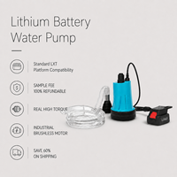Pompe à eau sans fil à moteur sans balais de haute qualité, batterie au lithium 21V, pompe submersible pour l'irrigation des jardins, vente en gros