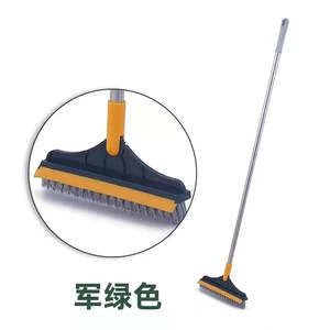 Cepillo de limpieza para baño 3 en 1 con cerdas rígidas y cabezal giratorio de 120 grados para juntas de azulejos y uso general - Product Image 3