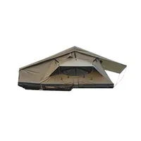 أفضل سقف أعلى خيمة السيارة مظلة جانبية مقطورة سيارة سقف أعلى خيمة 4 شخص خيمة الصلب قذيفة