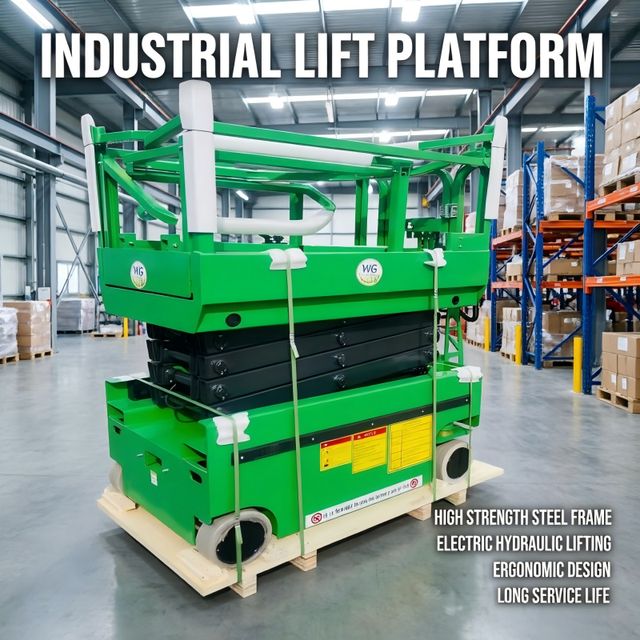 Load 500kg 8m Electric Hydraulic Scissor Lift Platform Factory Direct Sale
