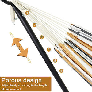 Soporte de <span class=keywords><strong>Hamaca</strong></span> de Algodón Doble de Hierro, Estructura de Acero al por Mayor para Acampar al Aire Libre con <span class=keywords><strong>Hamaca</strong></span> de Lona - Product Image 4