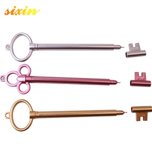 Bolígrafo de tinta de gel con forma de llave tipo vintage retro con varios colores - Product Image 3