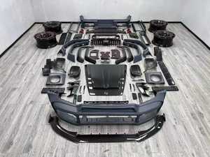 W464 <span class=keywords><strong>Brabus</strong></span> Kit carrosserie PP + carbone sec Ensemble complet pour Mercedes Benz G500 <span class=keywords><strong>G63</strong></span> Mise à jour vers <span class=keywords><strong>Brabus</strong></span> Rocket 900 Style Kit de carrosserie Moyeu de roue - Product Image 6