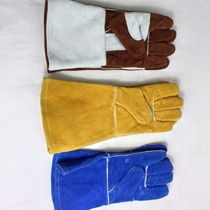 Flexible Custom Copper Plated CO2 Welding <strong>Torch</strong> Heat-Resistant Safety <strong>Gloves</strong> 220V 400A - Product Image 4