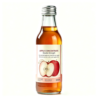 Étiquettes autocollantes imprimées imperméables Haoxuan OEM pour bouteilles de jus de pomme concentré, pour produits alimentaires et boissons