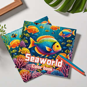 Libro <span class=keywords><strong>para</strong></span> <span class=keywords><strong>colorear</strong></span> <span class=keywords><strong>de</strong></span> Seaworld, diseños <span class=keywords><strong>de</strong></span> coral <span class=keywords><strong>de</strong></span> <span class=keywords><strong>peces</strong></span> vibrantes, libro <span class=keywords><strong>para</strong></span> <span class=keywords><strong>colorear</strong></span>, diversión creativa, exploración artística y tiempo <span class=keywords><strong>para</strong></span> <span class=keywords><strong>colorear</strong></span> relajante - Product Image 2