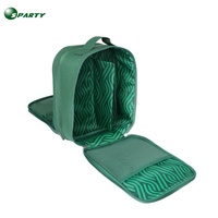 Sac fourre-tout en polyester avec fermeture éclair, durable, écologique, réutilisable, portable, anti-poussière, grande pochette de voyage pour chaussures de sport – Vente chaude en gros