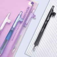 Stylo gel LPS ODM & OEM R-801 0,5 mm Stylo marque-page Clip rétractable Stylo à encre gel noire