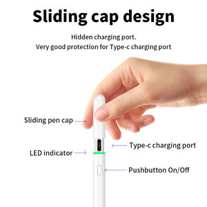 Crayon pour tablette blanche Ipad 9e 10e génération stylo tactile de rejet de paume magnétique stylet actif pour crayon <span class=keywords><strong>Apple</strong></span> Ipad - Product Image 5