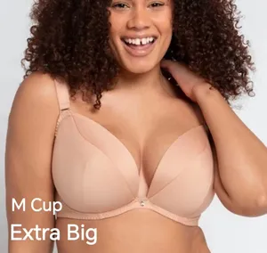 Customized Removable Straps Big Size Bra for Women M Cup