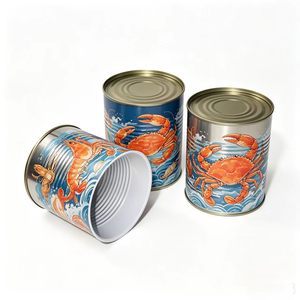 Boîte métallique alimentaire pour fruits <span class=keywords><strong>de</strong></span> mer, boîte en fer blanc vide pour poisson, crevettes, escargots, aliments cuits, boîte en fer blanc anti-corrosion - Product Image 5