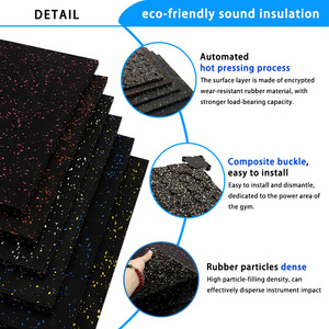 Alfombrilla Protectora Antideslizante de Caucho EPDM para Gimnasio, Equipo de Protección Antichoque, Directo de Fábrica - Product Image 5