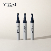 Roll Ball Applicator 10ml Bouteille de crème pour les yeux sous vide sans air 15ml Conteneur de voyage en plastique PP réutilisable pour cosmétiques