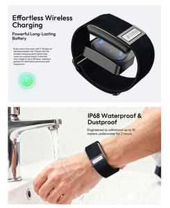 जेकेरिर्वर v8 स्मार्ट कंगन चयापचय प्रबंधन नींद ट्रैकर सहज ऐप सिंक्रनाइज़ेशन sdk और क्लाउड प्लेटफार्मसपोर्ट - Product Image 5