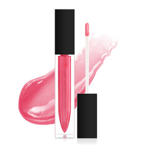 <span class=keywords><strong>Gloss</strong></span> à lèvres <span class=keywords><strong>pailleté</strong></span> pour marque privée, fournisseur OEM ODM, brillant, végétalien, en gros, transparent, <span class=keywords><strong>rose</strong></span>, effet brillant - Product Image 1