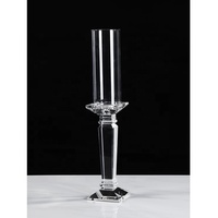 Support de bougie pilier en cristal fait main, style européen, écologique, pour bougies chauffe-plat, idéal pour mariage, fête et décoration intérieure - Vente en gros
