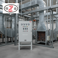 Armoire de commande de chauffage électrique Hengye DEX-2-50 380V 50KW 76A IP30 en acier au carbone, panneau de distribution d'énergie triphasé industriel