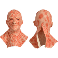 En gros effrayant tête décoration latex naturel Production Réaliste masque de fête D'halloween couvre-chef