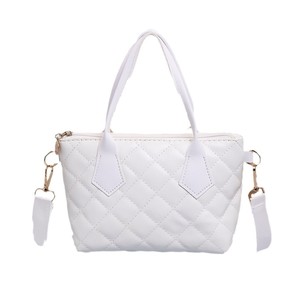 Bolso de Mano Acolchado de Color Puro Informal para Mujer, Bolso Bandolera con Cierre de Cremallera, Forro de Poliéster PU, Correa Única, Estilo Transversal - Product Image 5