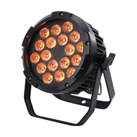 Projecteur lumineux pour scène à led DMX512 18x18W, imperméable conforme à la norme IP65, 6 en 1, lumière professionnelle RGBWA, équipement de DJ, disco