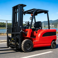 Chariot élévateur industriel lourd de 5 tonnes avec batterie au lithium 80V 500Ah, moteur AC, système de charge rapide, CE ISO