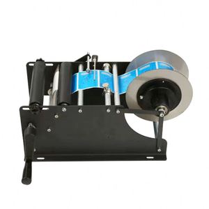 Machine d'étiquetage manuelle pour bouteilles rondes, petite machine d'étiquetage de bureau, autocollante, manuelle, semi-automatique - Product Image 2