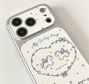Custodia per telefono Lucky Pony Unicorn, <span class=keywords><strong>Cover</strong></span> morbida in TPU con stampa a cuore e protezione per l'obiettivo per <span class=keywords><strong>iPhone</strong></span> 17 16 15 14 PRO MAX/PLUS - Product Image 4